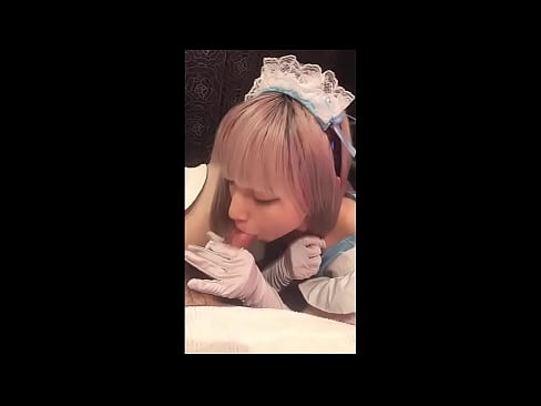 ❤️ Japonè idol [mayuka], kostim sèvant franse, pati 1, pip ak jerk off ak losyon ❌ Videyo fout nan nou ☑